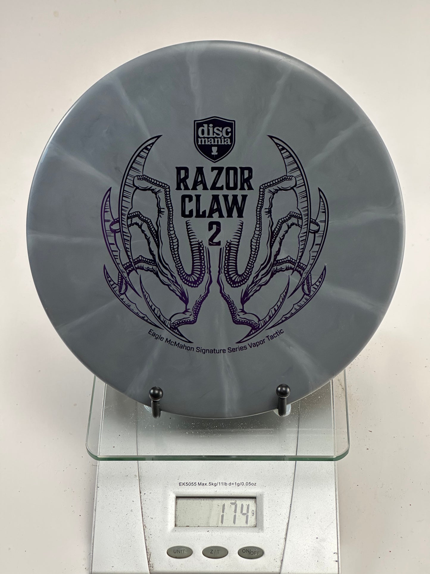 Discmania Vapor Tactic Razor Claw 2 gray Eagle McMahon approach disc