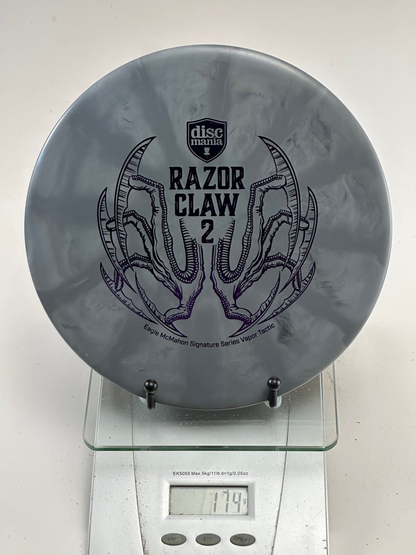 Discmania Vapor Tactic Razor Claw 2 gray Eagle McMahon approach disc