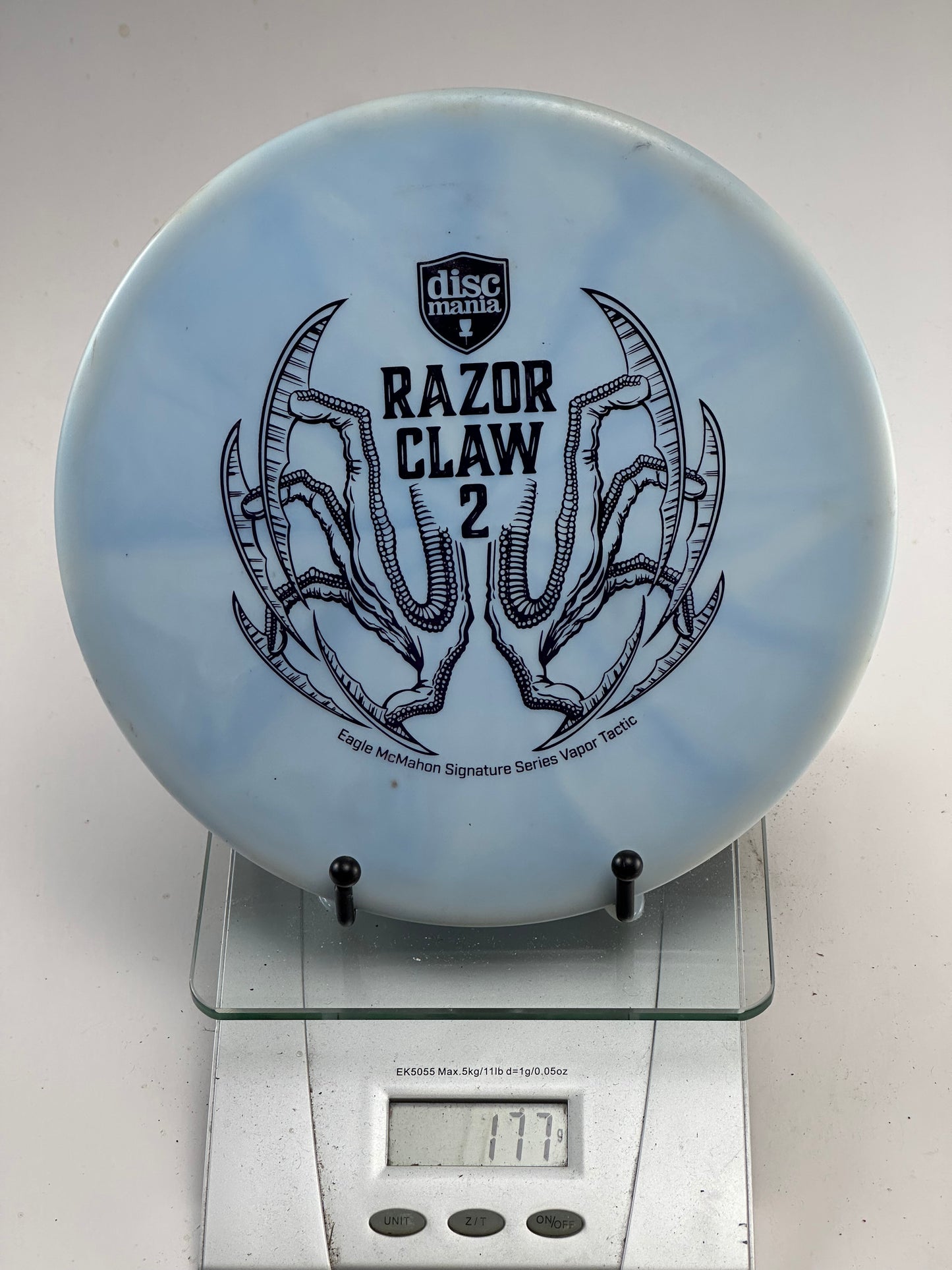 Discmania Vapor Tactic Razor Claw 2 blue Eagle McMahon approach disc