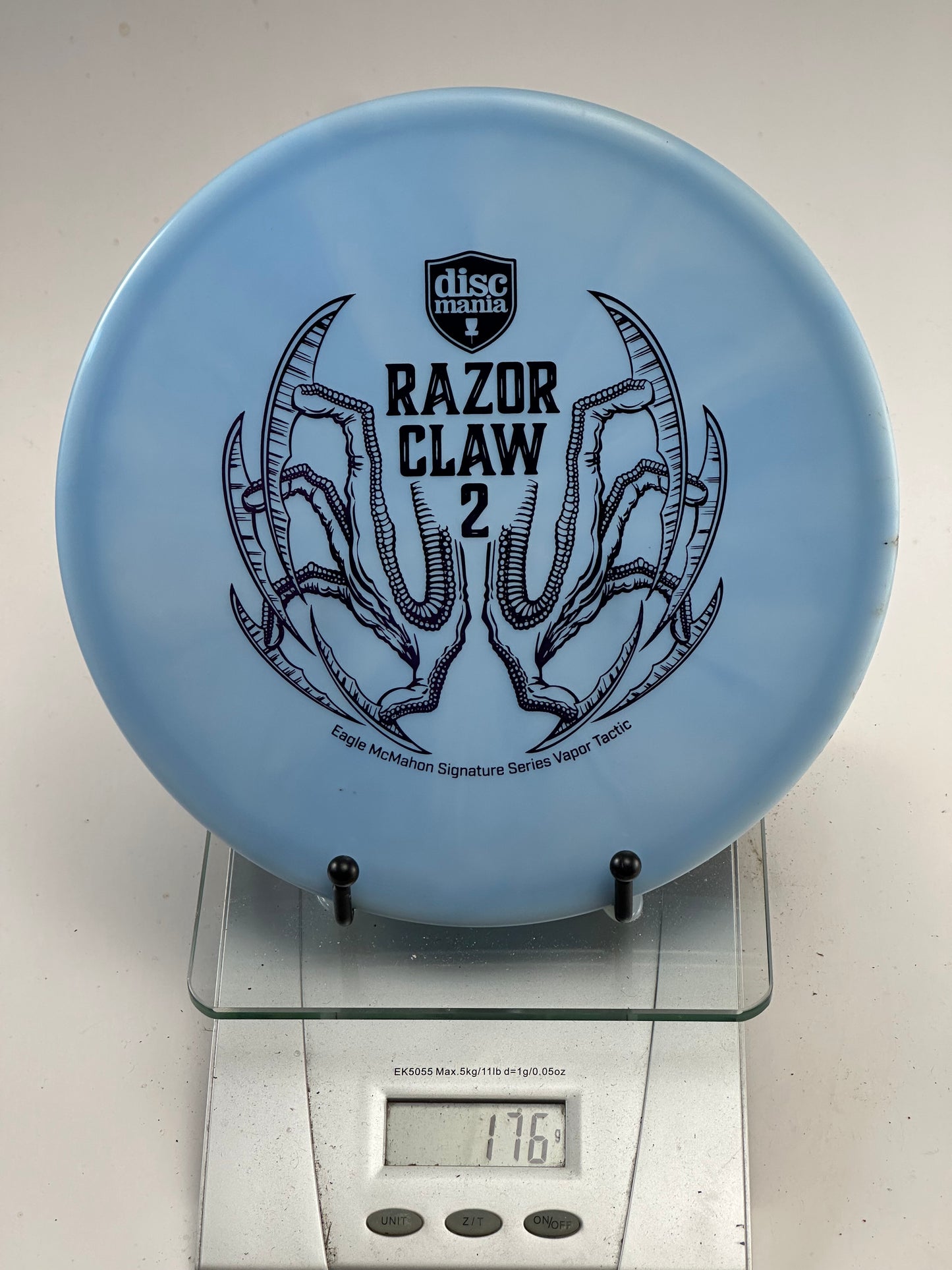 Discmania Vapor Tactic Razor Claw 2 blue Eagle McMahon approach disc