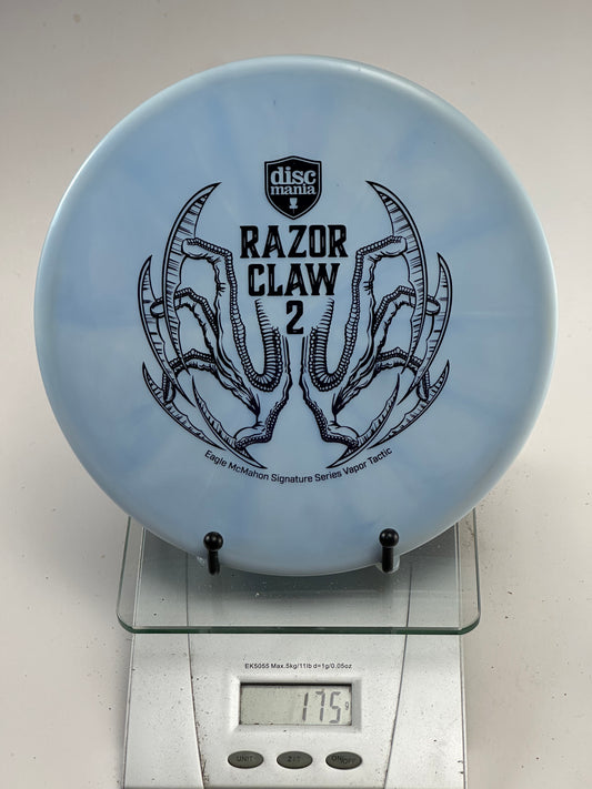 Discmania Vapor Tactic Razor Claw 2 blue Eagle McMahon approach disc