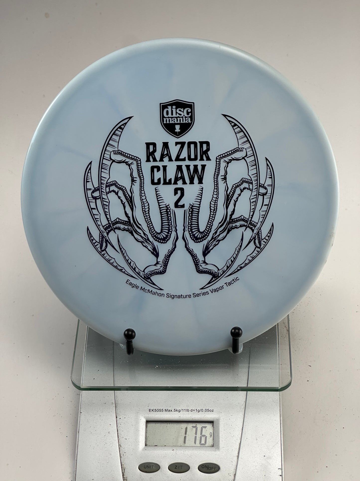 Discmania Vapor Tactic Razor Claw 2 blue Eagle McMahon approach disc