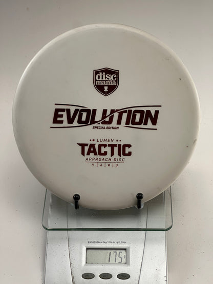 Discmania Lumen Tactic Lumen white Evolution special edition approach disc