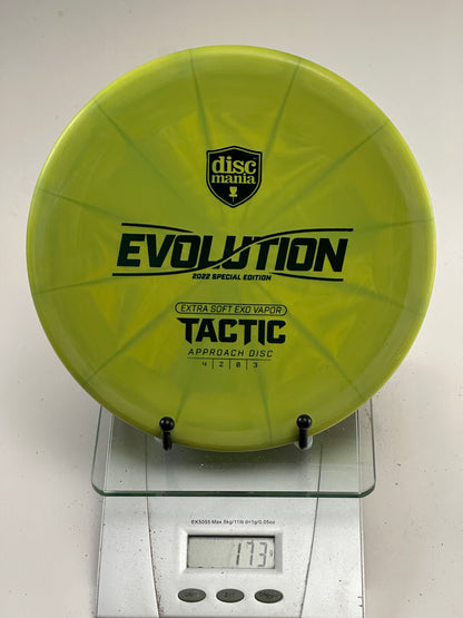 Discmania Extra Soft Exo Vapor Tactic Extra Soft Exo Vapor yellow Evolution 2022 Special Edition approach disc