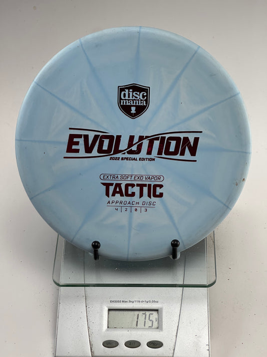 Discmania Extra Soft Exo Vapor Tactic Extra Soft Exo Vapor blue Evolution 2022 Special Edition approach disc