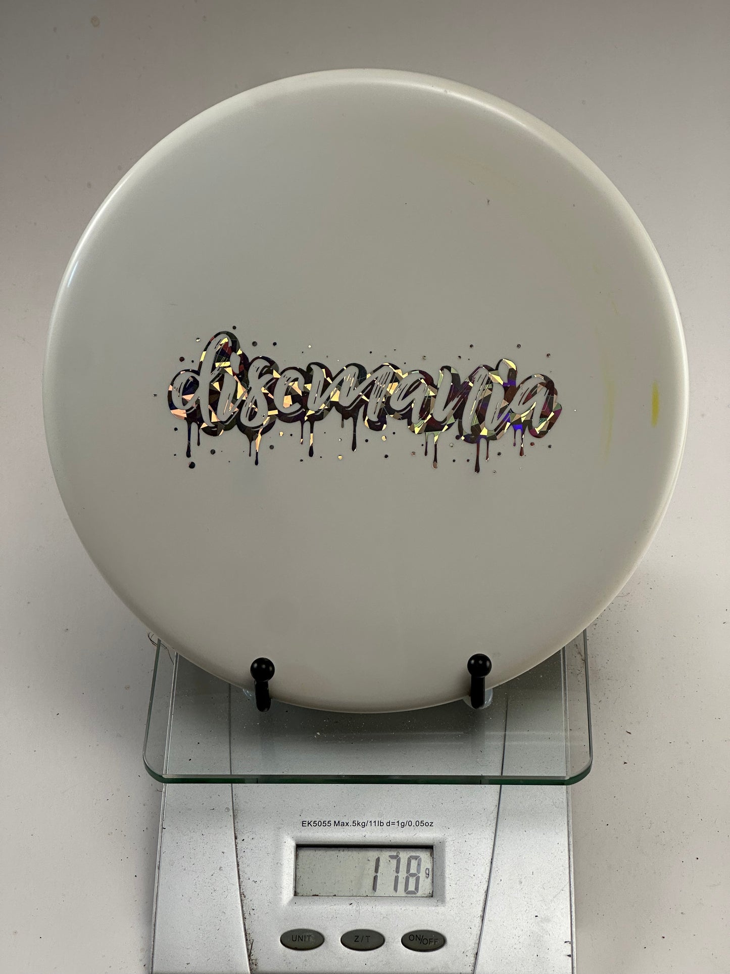 Discmania Exo Hard Tactic Exo Hard white Discmania script stamp approach disc