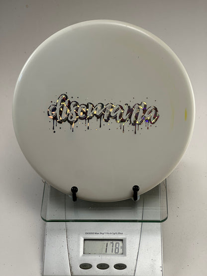 Discmania Exo Hard Tactic Exo Hard white Discmania script stamp approach disc