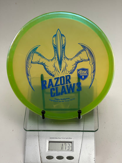 Discmania Meta Tactic Meta yellow-green Razor Claw 3 Eagle McMahon Signature Series