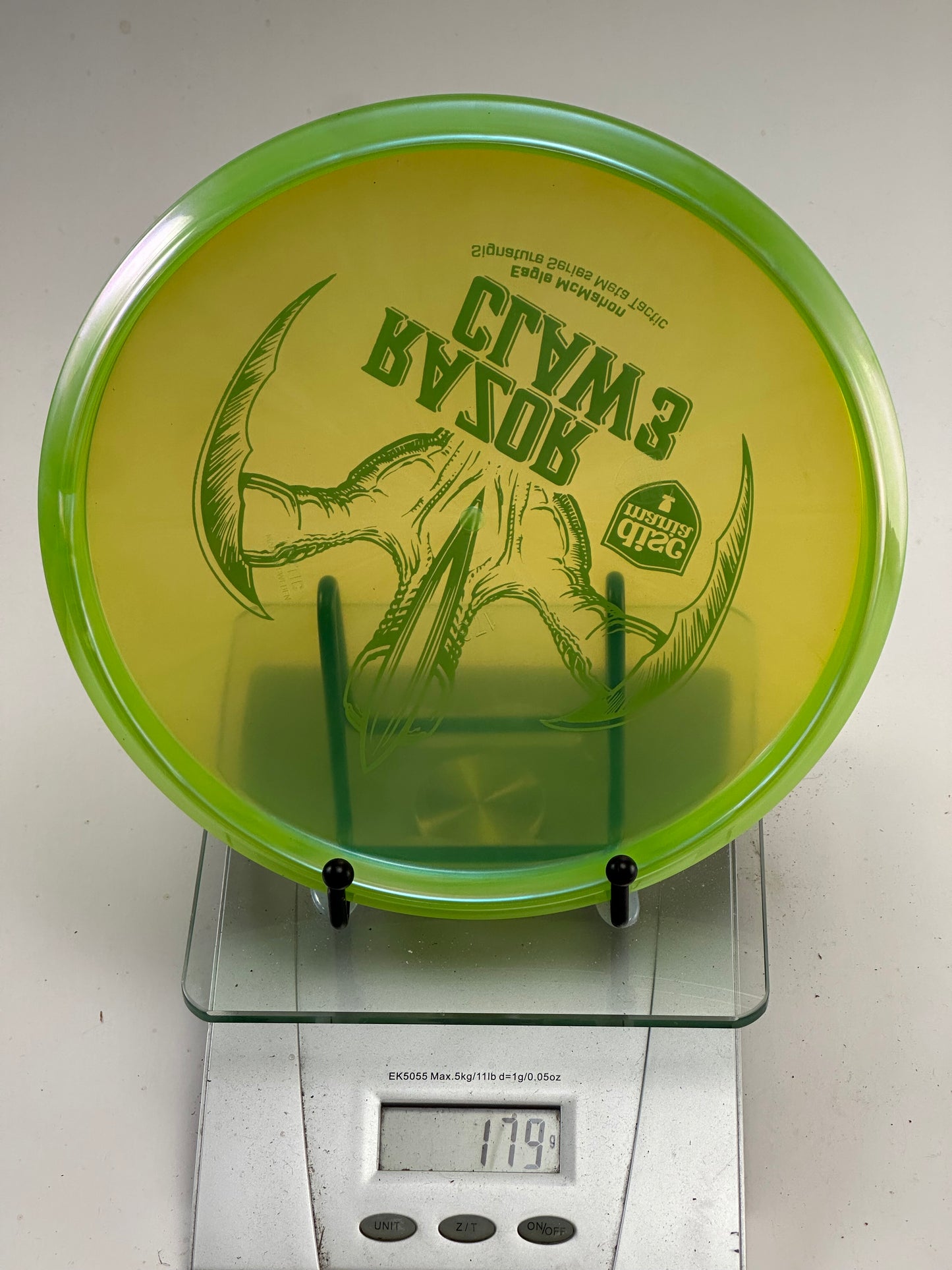 Discmania Meta Tactic Meta yellow-green Razor Claw 3 Eagle McMahon Signature Series