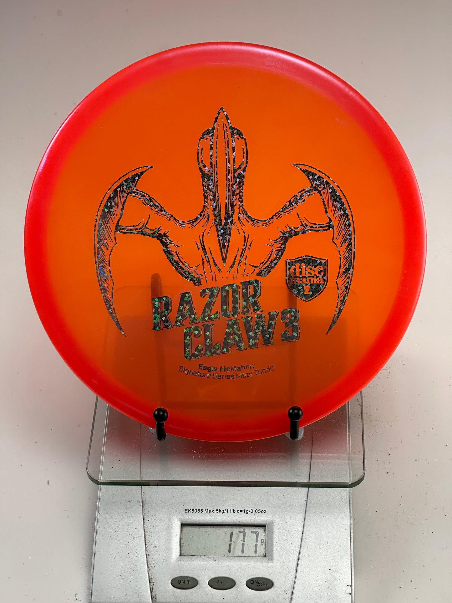 Discmania Meta Tactic Meta orange-red Razor Claw 3 Eagle McMahon Signature Series