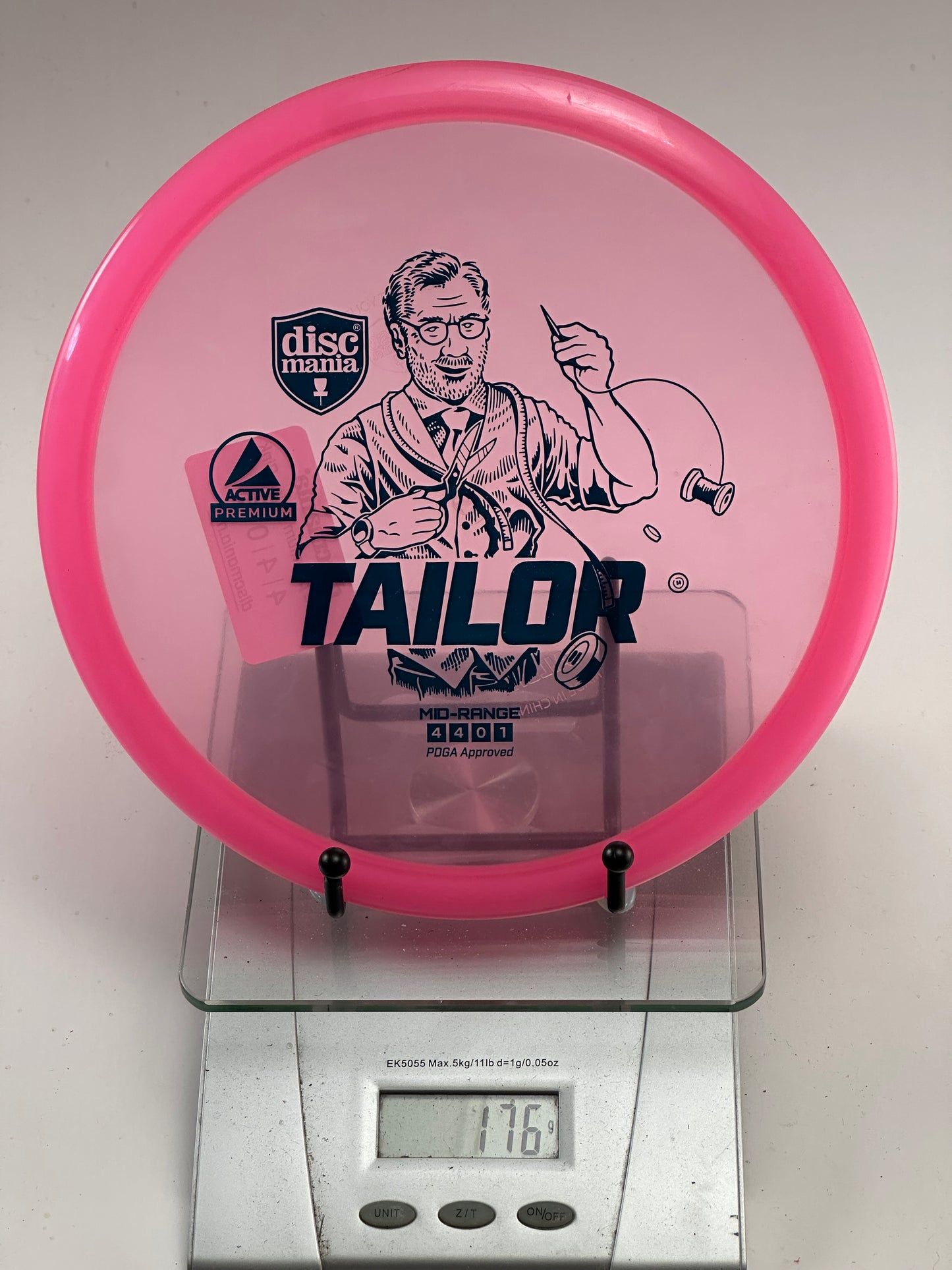 Discmania Active Premium Tailor pink midrange transparent