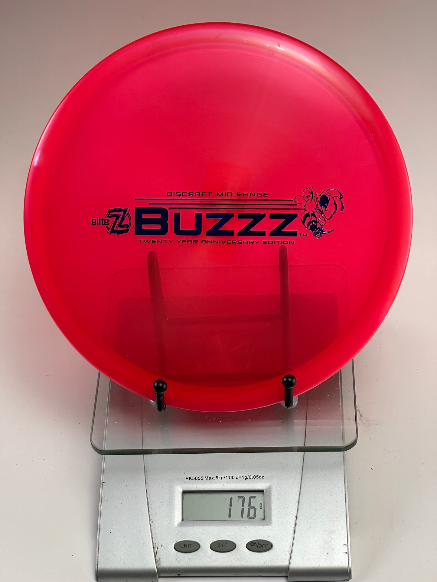 Discraft Buzzz 20 Year Anniversary Elite Z Midrange (Red)