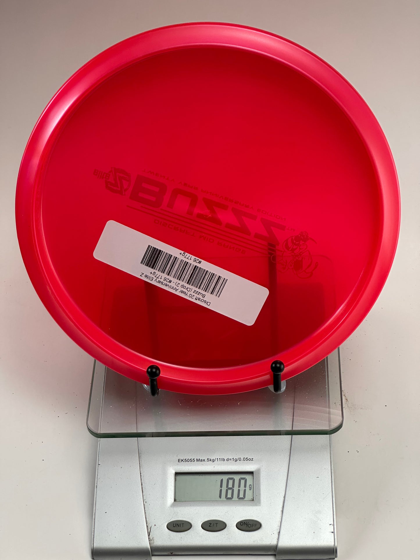 Discraft Buzzz 20 Year Anniversary Elite Z Midrange - Red