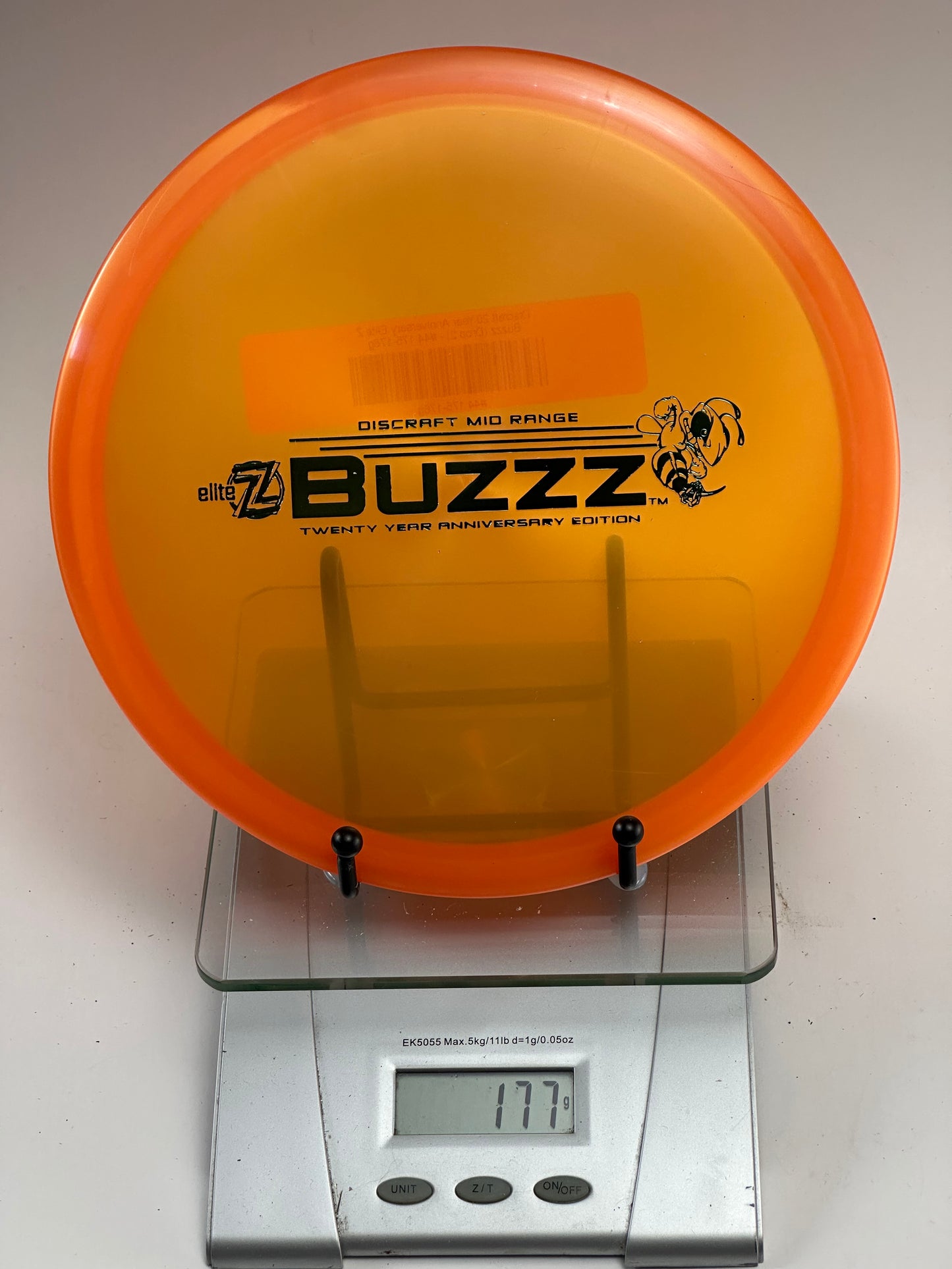 Discraft Buzzz 20 Year Anniversary Elite Z Midrange (Orange)