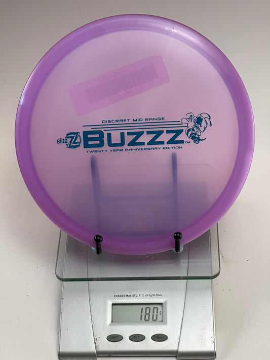 Discraft Buzzz 20 Year Anniversary Elite Z Midrange – Translucent Purple 180g