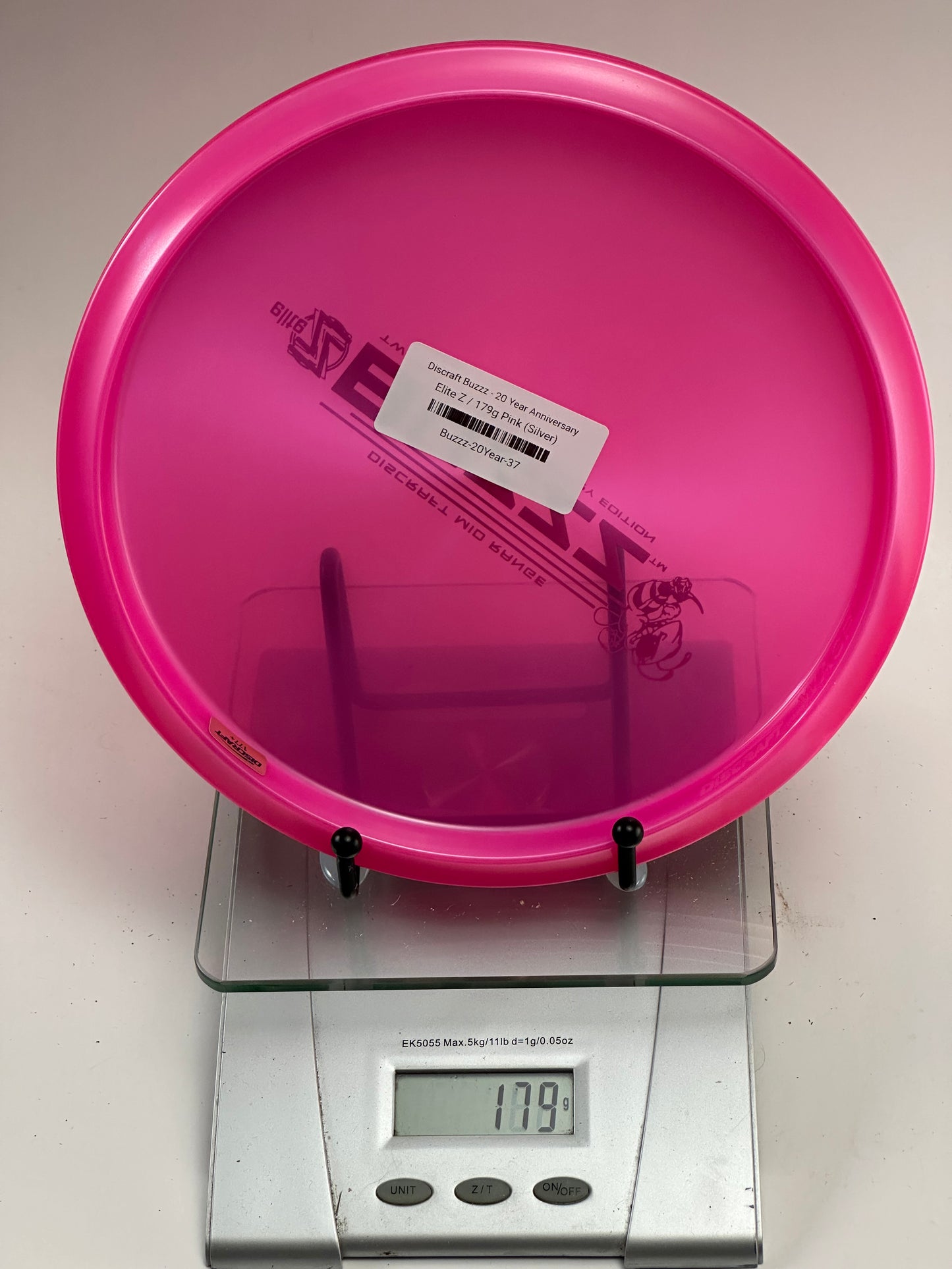 Discraft Buzzz 20 Year Anniversary Elite Z Midrange (Pink)