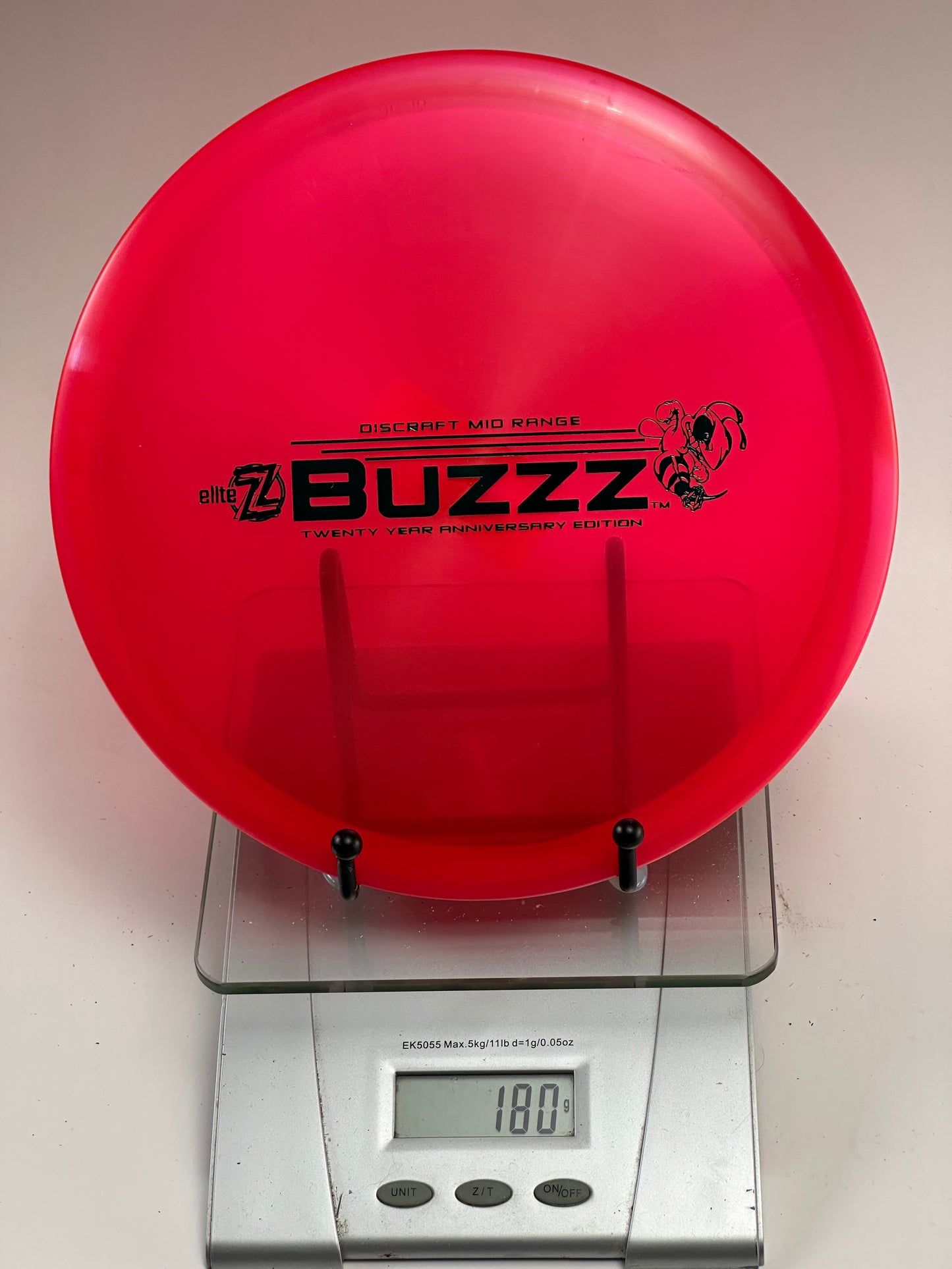 Discraft Buzzz 20 Year Anniversary Elite Z Midrange - Red/Pink 180g