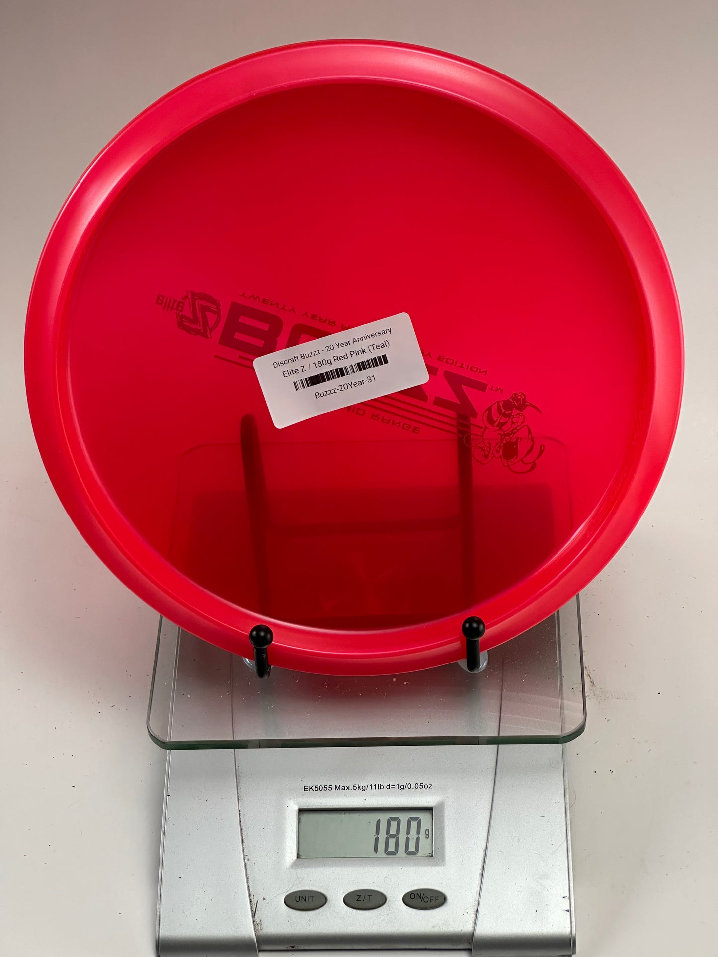 Discraft Buzzz 20 Year Anniversary Elite Z Midrange - Red/Pink 180g