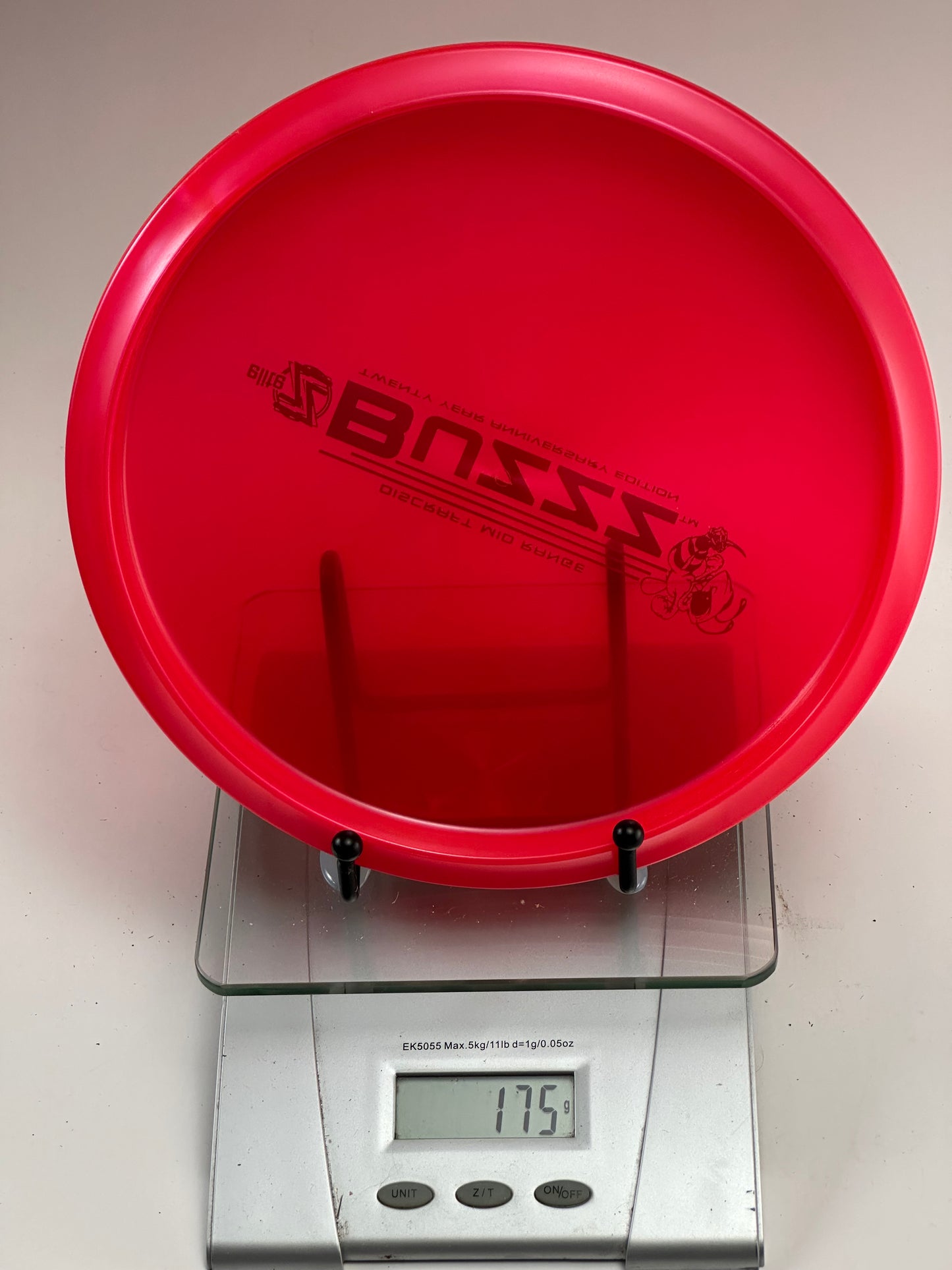 Discraft Buzzz 20 Year Anniversary Elite Z Midrange (Transparent Red)