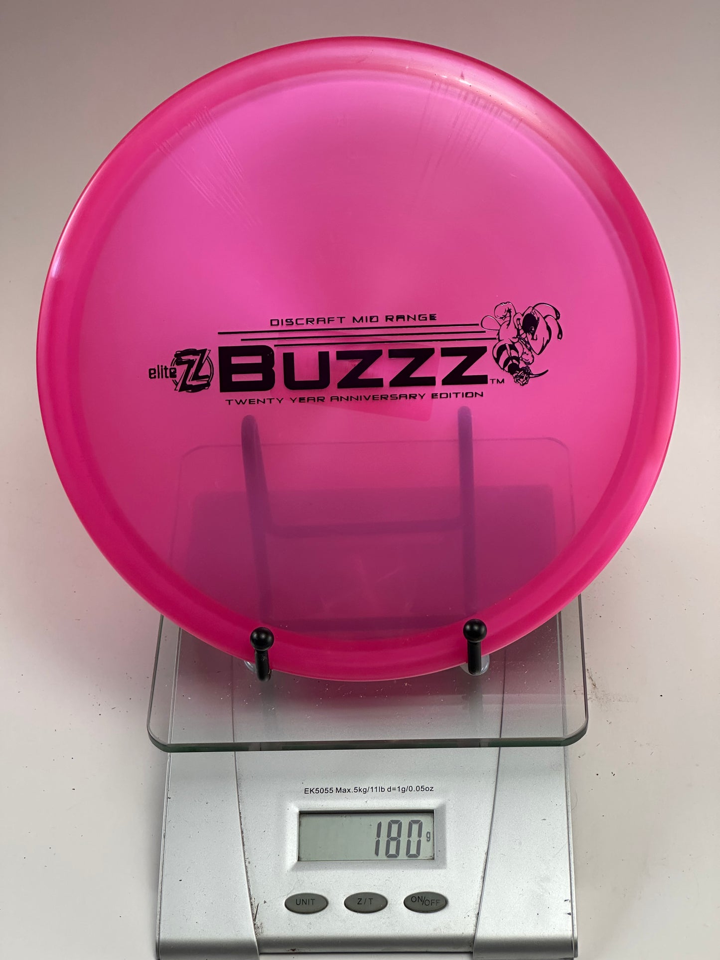 Discraft Buzzz 20 Year Anniversary Elite Z Midrange – Pink