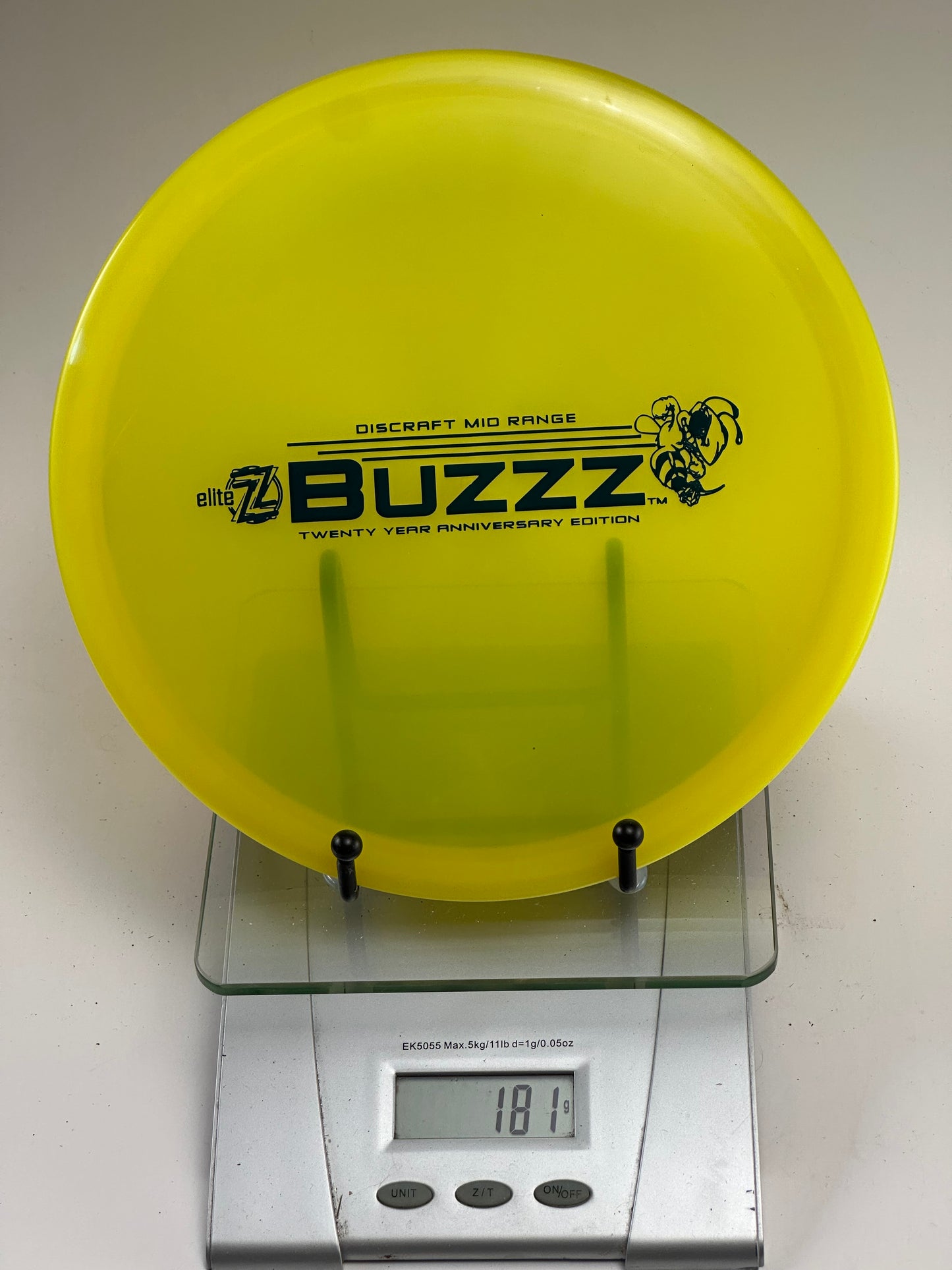 Discraft Buzzz 20 Year Anniversary Elite Z Midrange - Yellow
