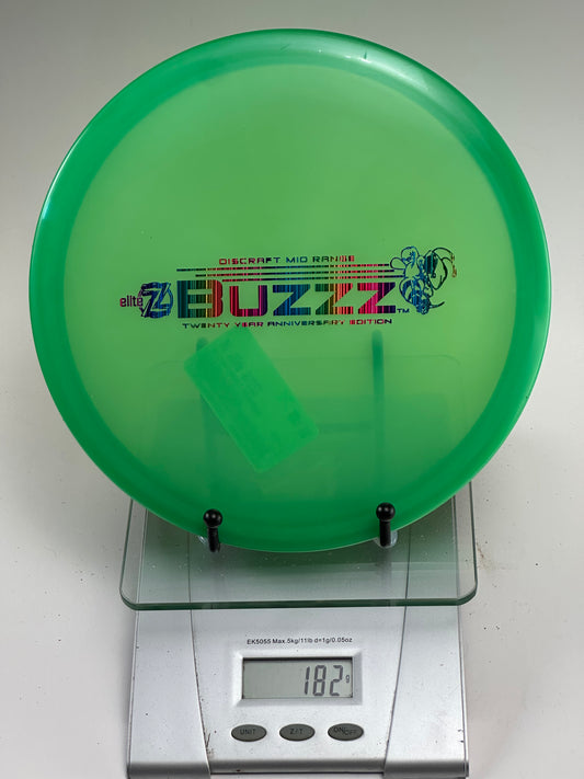 Discraft Buzzz 20 Year Anniversary Elite Z Midrange (Green, 182g)
