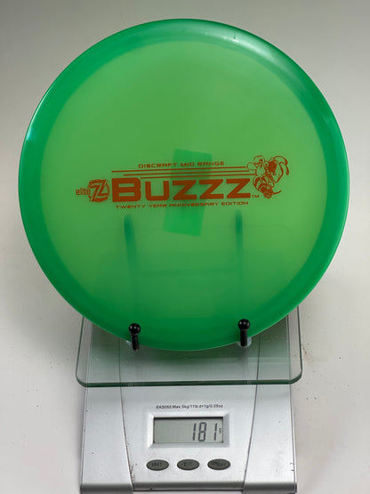 Discraft Buzzz 20 Year Anniversary Elite Z Midrange (Green)