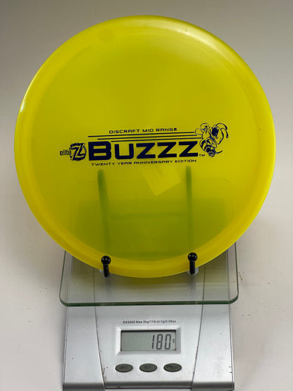 Discraft Buzzz 20 Year Anniversary Elite Z Midrange (180g) Yellow/Blue Stamp