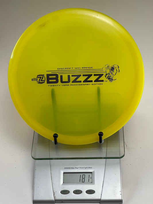 Discraft Buzzz 20 Year Anniversary Elite Z Midrange (181g) - Yellow