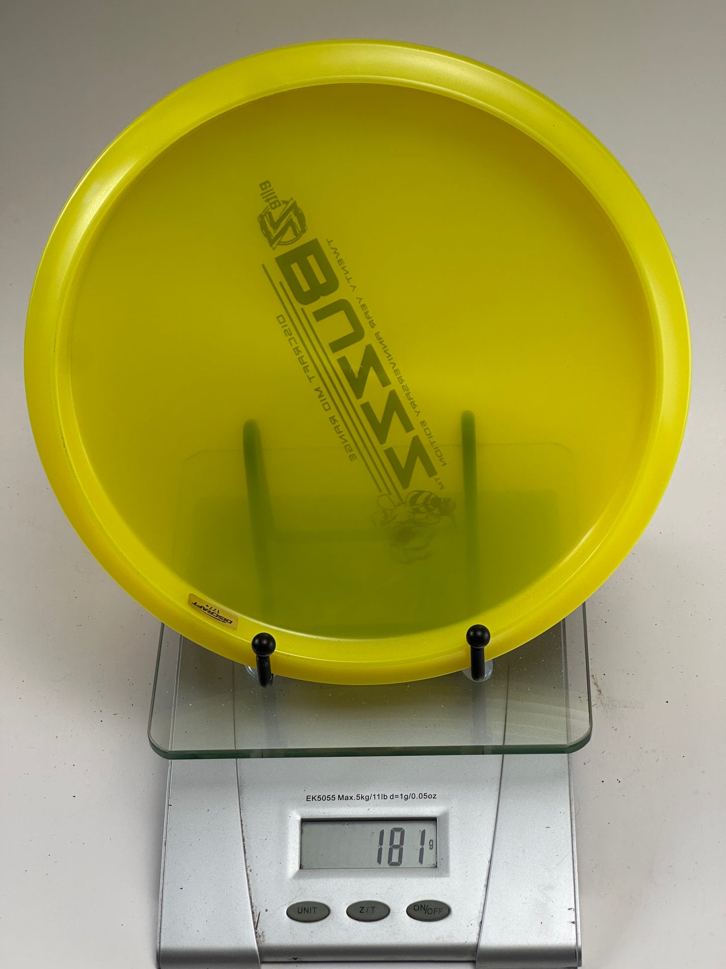 Discraft Buzzz 20 Year Anniversary Elite Z Midrange (181g) - Yellow