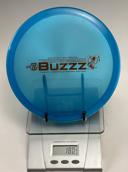 Discraft Buzzz 20 Year Anniversary Elite Z Midrange (180g) - Blue