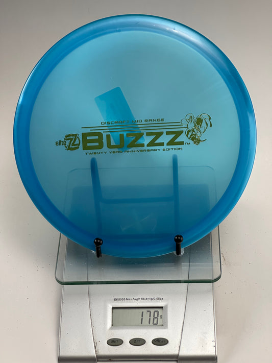 Discraft 20 Year Anniversary Buzzz Elite Z Midrange - Translucent Blue