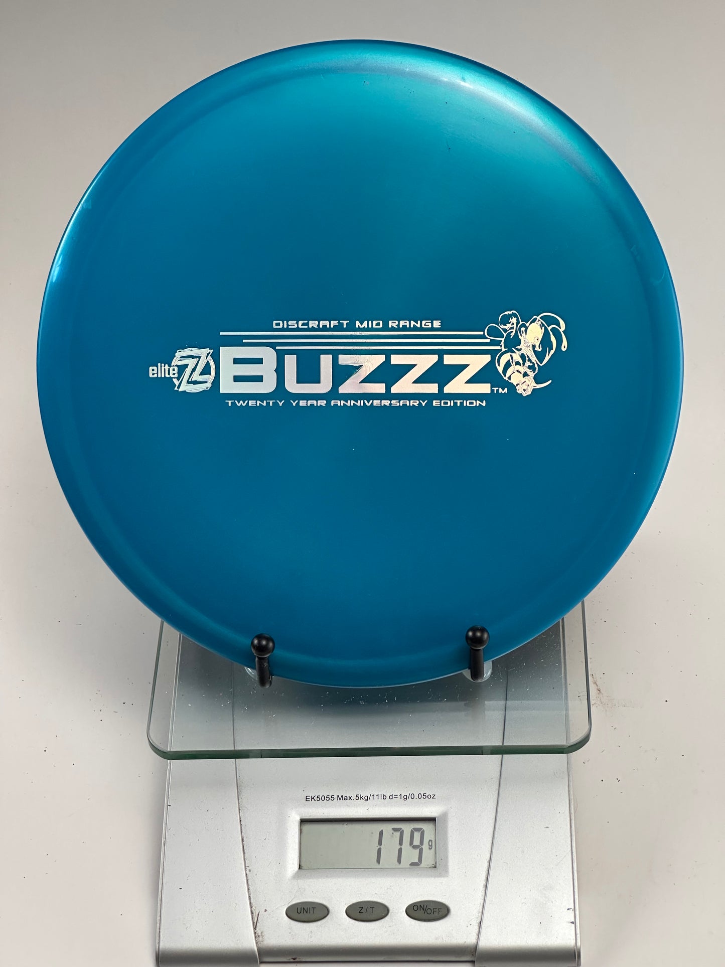 Discraft Buzzz 20 Year Anniversary Elite Z Midrange, Blue