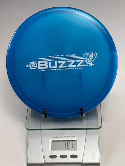 Discraft Buzzz 20 Year Anniversary Elite Z Midrange (Blue) 181g