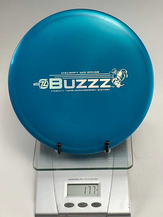 Discraft Buzzz 20 Year Anniversary Elite Z Midrange (Blue) 177g