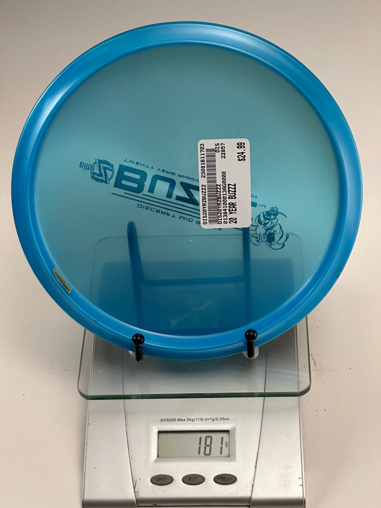 Discraft Buzzz 20 Year Anniversary Elite Z Midrange (Blue)