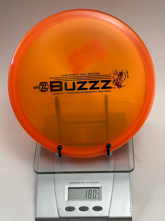 Discraft Buzzz 20 Year Anniversary Elite Z Midrange (Translucent Orange)