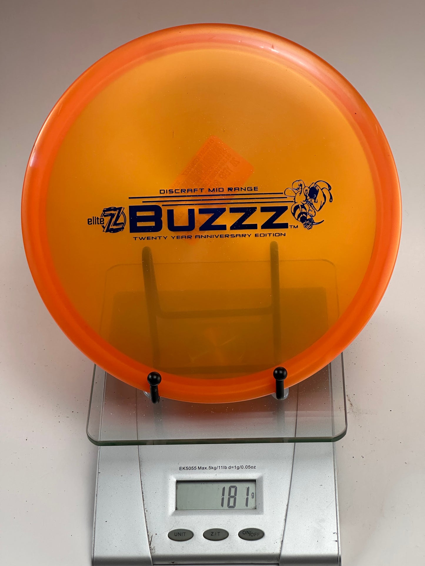 Discraft Buzzz 20 Year Anniversary Elite Z Midrange (181g) Orange