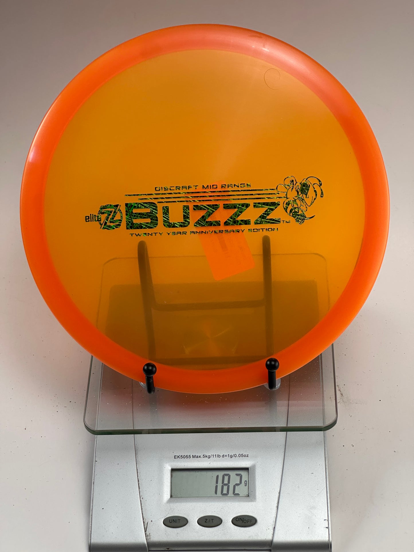 Discraft Buzzz 20 Year Anniversary Elite Z Midrange (Orange)