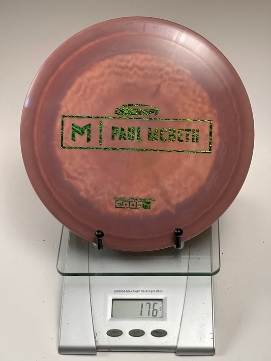 Discraft ESP Anax 176g Swirly Pink w/ Green Paul McBeth Stamp