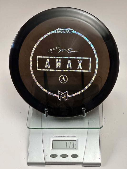 Discraft ESP Anax 173g Black Translucent w/ Holographic Stamp