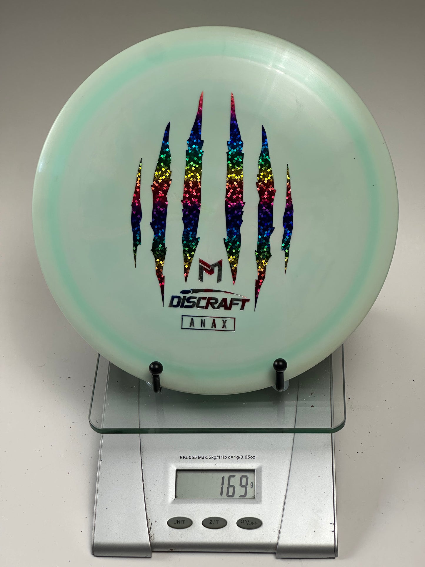 Discraft ESP Anax 169g Mint Green w/ Rainbow Claw Stamp
