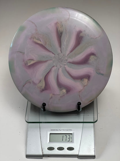 Discraft ESP Anax 173g Swirly Lavender/White Paul McBeth 1969 Stamp