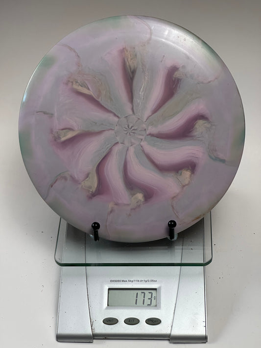 Discraft ESP Anax 173g Swirly Lavender/White Paul McBeth 1969 Stamp