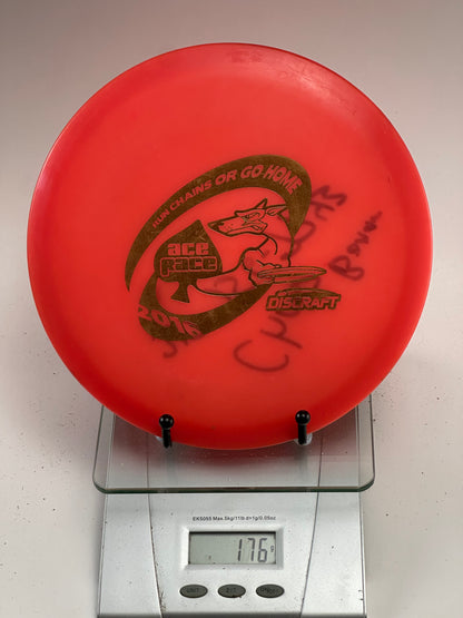 Discraft Archer Z Line Ace Race 2016 Red w/ Gold Stamp