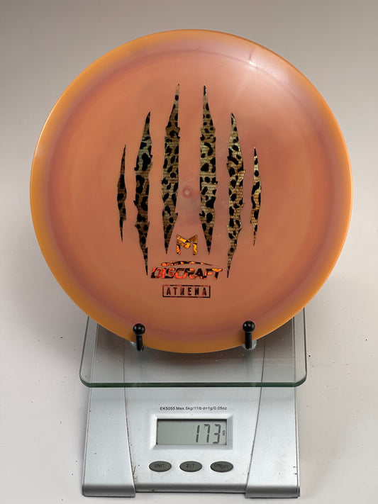Discraft ESP Athena – Leopard Claw Stamp (Orange Swirl)