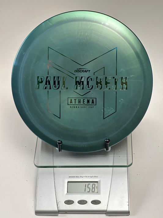 Discraft ESP Athena (Paul McBeth Signature) 158g Teal