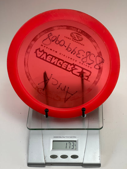 Discraft Avenger SS Z Plastic Distance Driver - Transparent Red