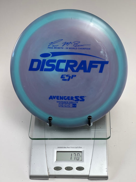 Discraft ESP Avenger SS (170g) Swirly Blue/Purple Distance Driver
