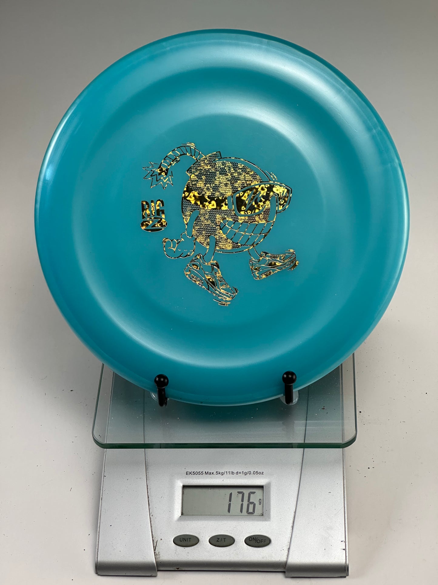 Discraft Big Z Banger GT Putter – Aqua w/ Gold Foil Stamp (176g)